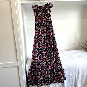 Juicy Couture strapless long dress